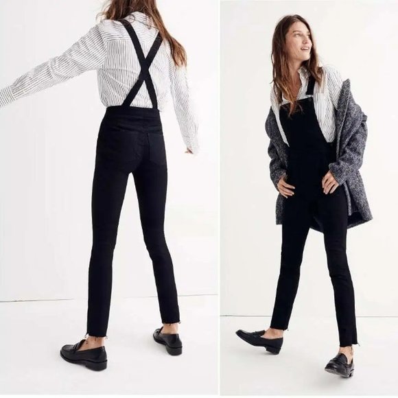 Madewell Skinny Denim Overalls - Picture 1 of 11